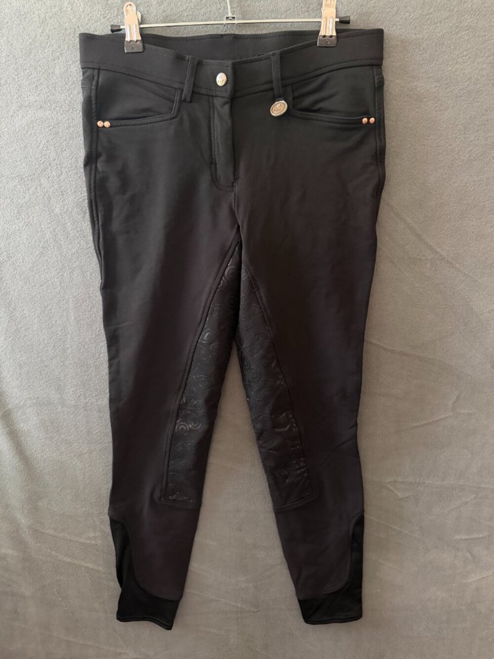 ELT sz 29 Ltd Ed Goya high-performance equestrian riding pants Black - Picture 3 of 8